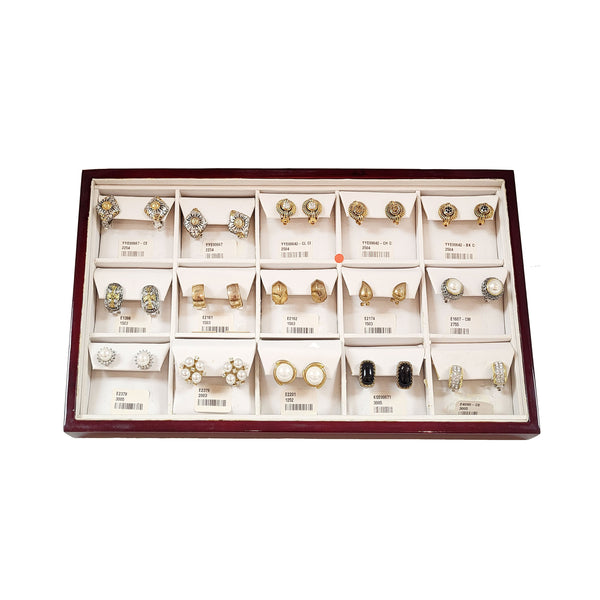 Wood Necklace & Earring Display